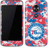 NBA Philadelphia 76ers Red Digi Camo Moto E5 Play Skin